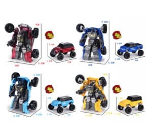 4 Type Zinc Alloy Autobots Toys Transforming Car Model Kit